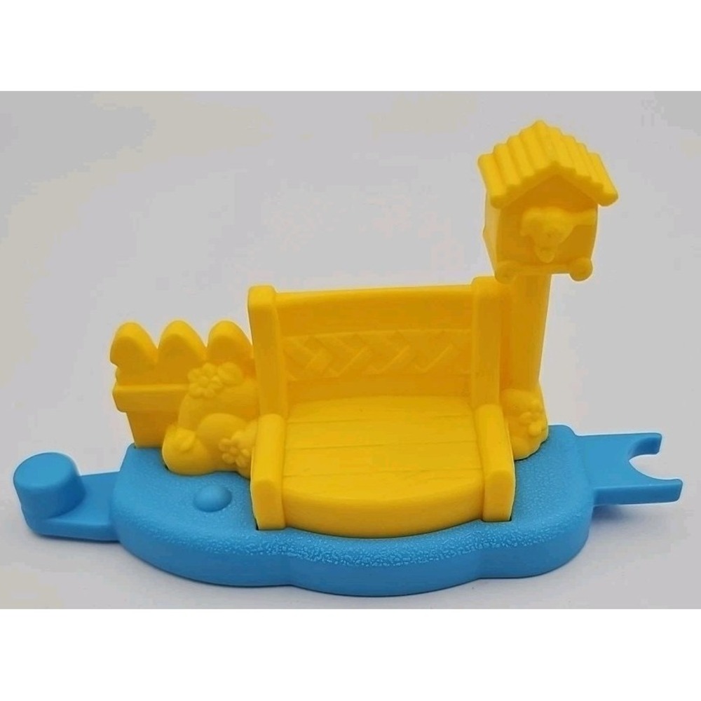 Fisher Price Little People Fence Piece Birdhouse W/ Sitting Farm Bench Connector